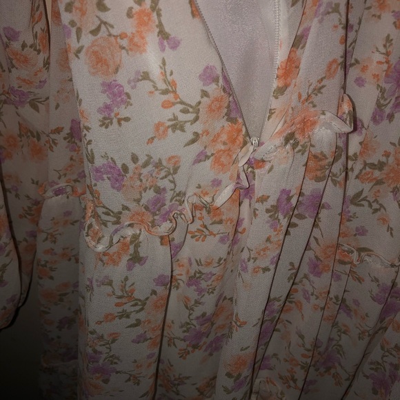 Brand New Forever21 Floral Peasant Dress - Picture 6 of 9